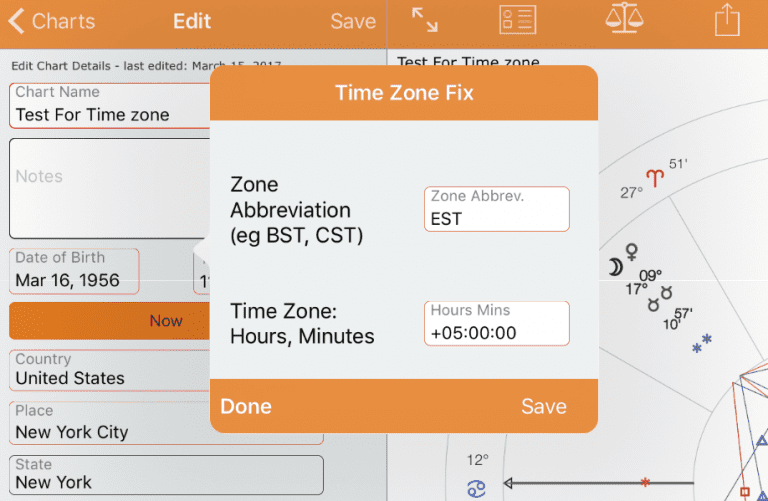Time Zone Update/Fix (available for the iPhone/iPad/Mac) AstroConnexions