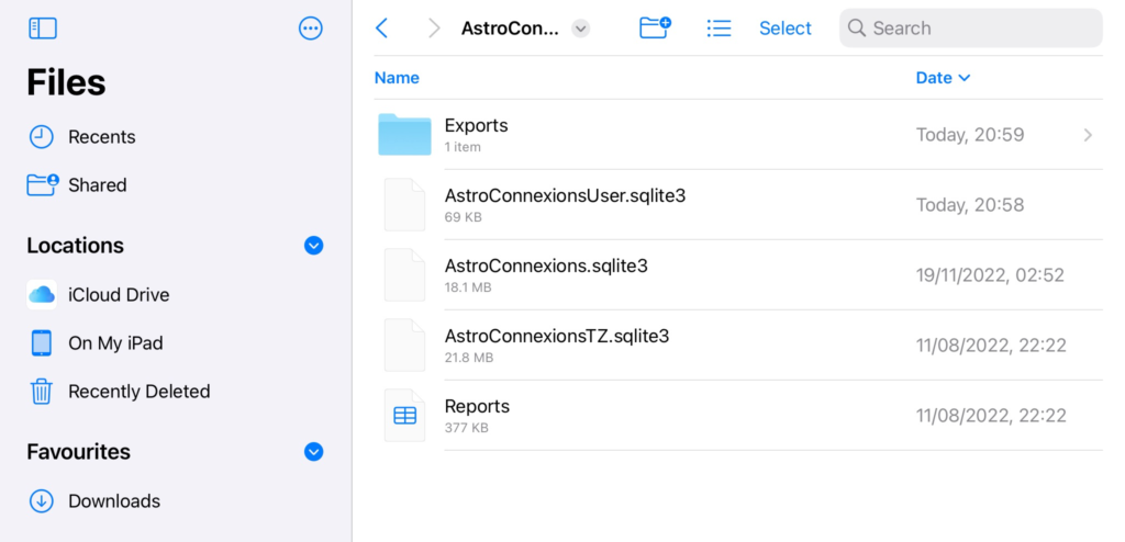 AstroConnexions Folder