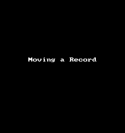Moving or reordering a Note record