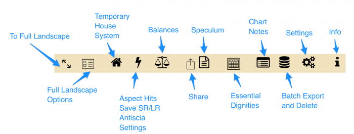 Top menu Icons -(Batch export and Delete from ver 1.95)