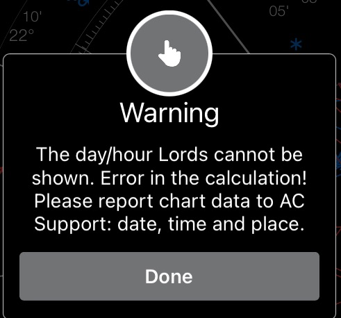 Day Hour Lords message