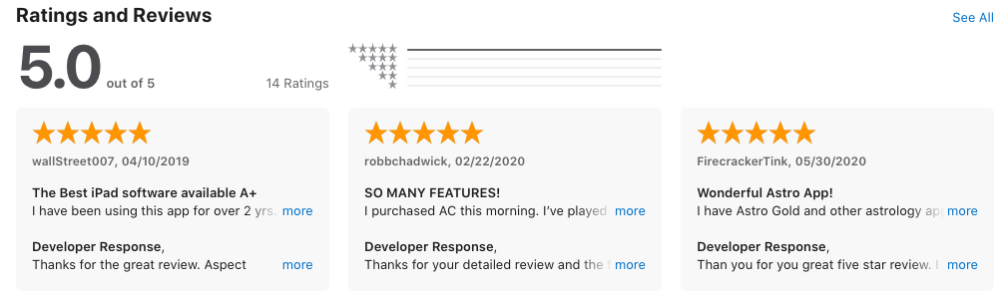 AC app reviews