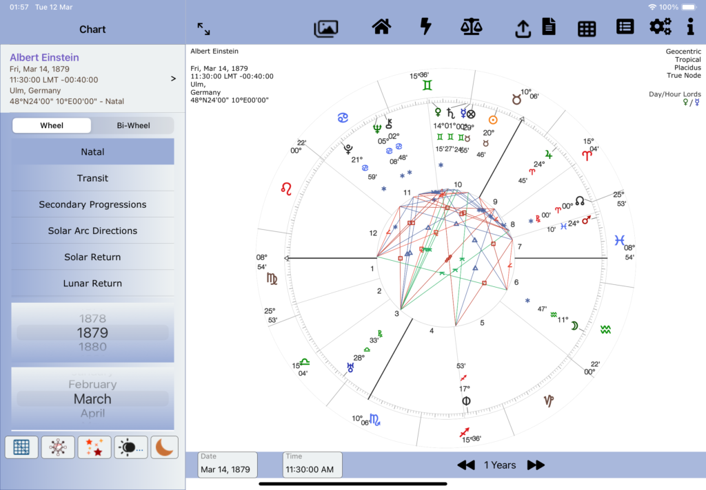 Simulator Screenshot - iPad (10th generation) - Einstein AC Draconic chart