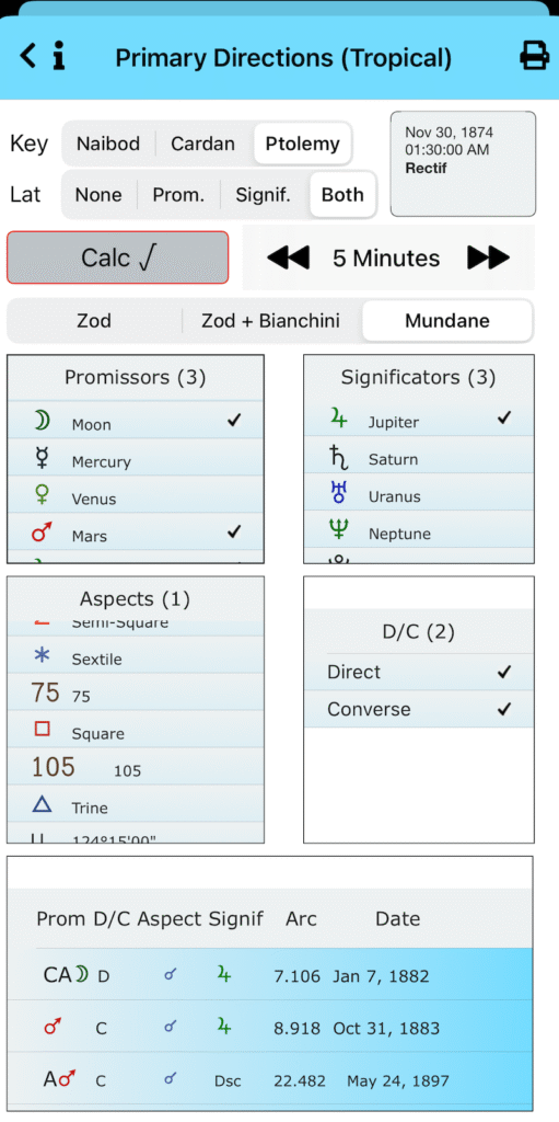 PD with Antiscia and Contra aspects - Churchill - iPhone