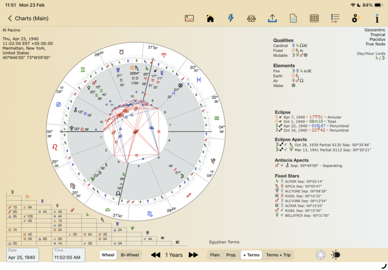 Al Pacino Full landscape Natal - View Two