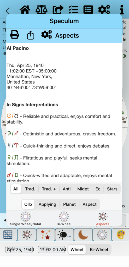 In-signs interpretations