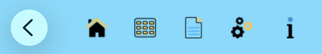 New iPhone top menu icons