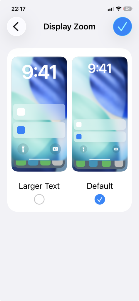 Display Zoom